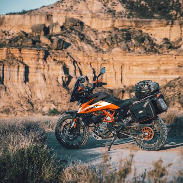 KTM's 2024 390 Adventure. Media provided by KTM.