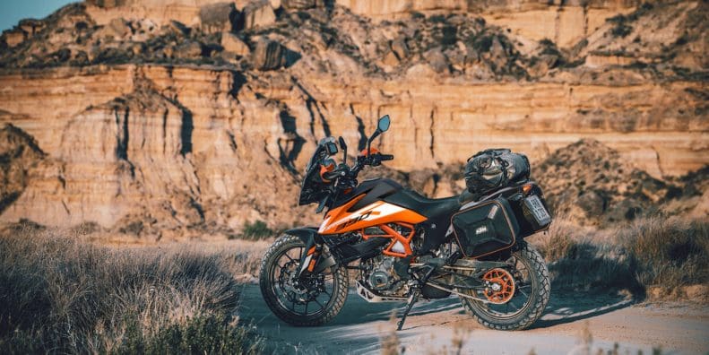 KTM's 2024 390 Adventure. Media provided by KTM.