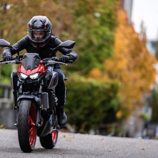 A view of Kawasaki's new 2024 Z500 / SE. Media provided by Kawasaki.