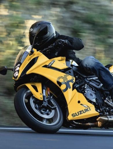 A view of Suzuki's all-new 2024 GSX-8R. All media provided by Suzuki.