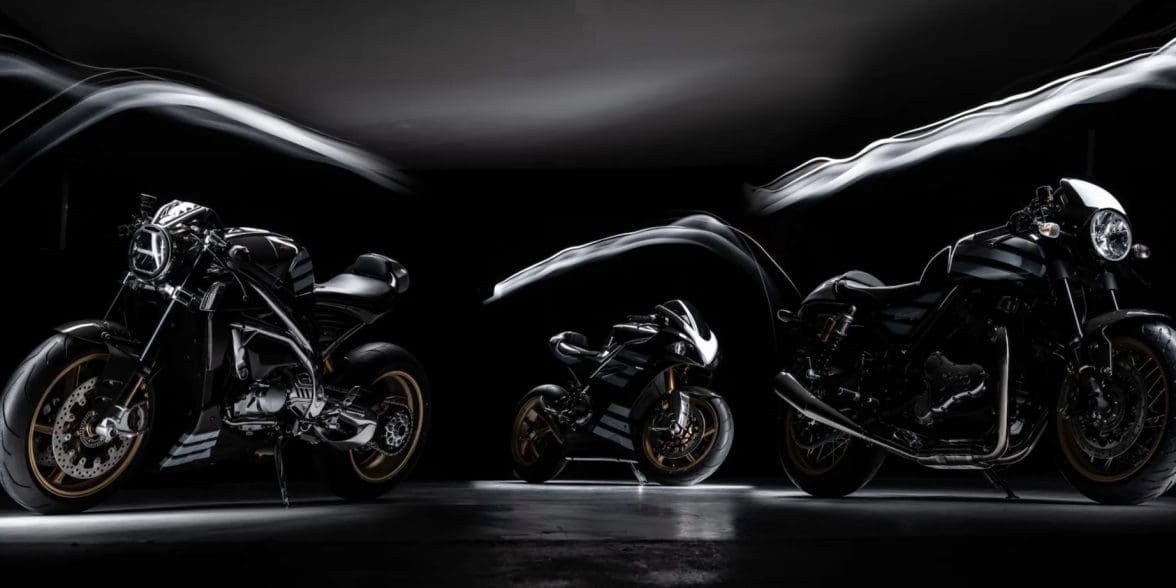 A view of Norton's 125-year anniversary models. Media provided by Norton.