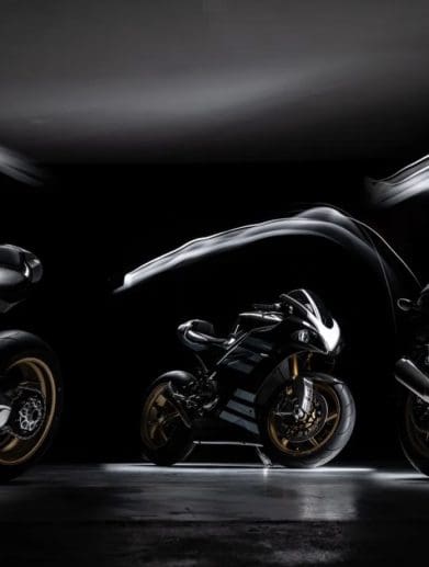 A view of Norton's 125-year anniversary models. Media provided by Norton.