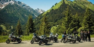 A view of riders enjoying a landscape gander somewhere in the Old Continent. Media provided by Cardo Systems.