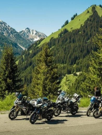 A view of riders enjoying a landscape gander somewhere in the Old Continent. Media provided by Cardo Systems.