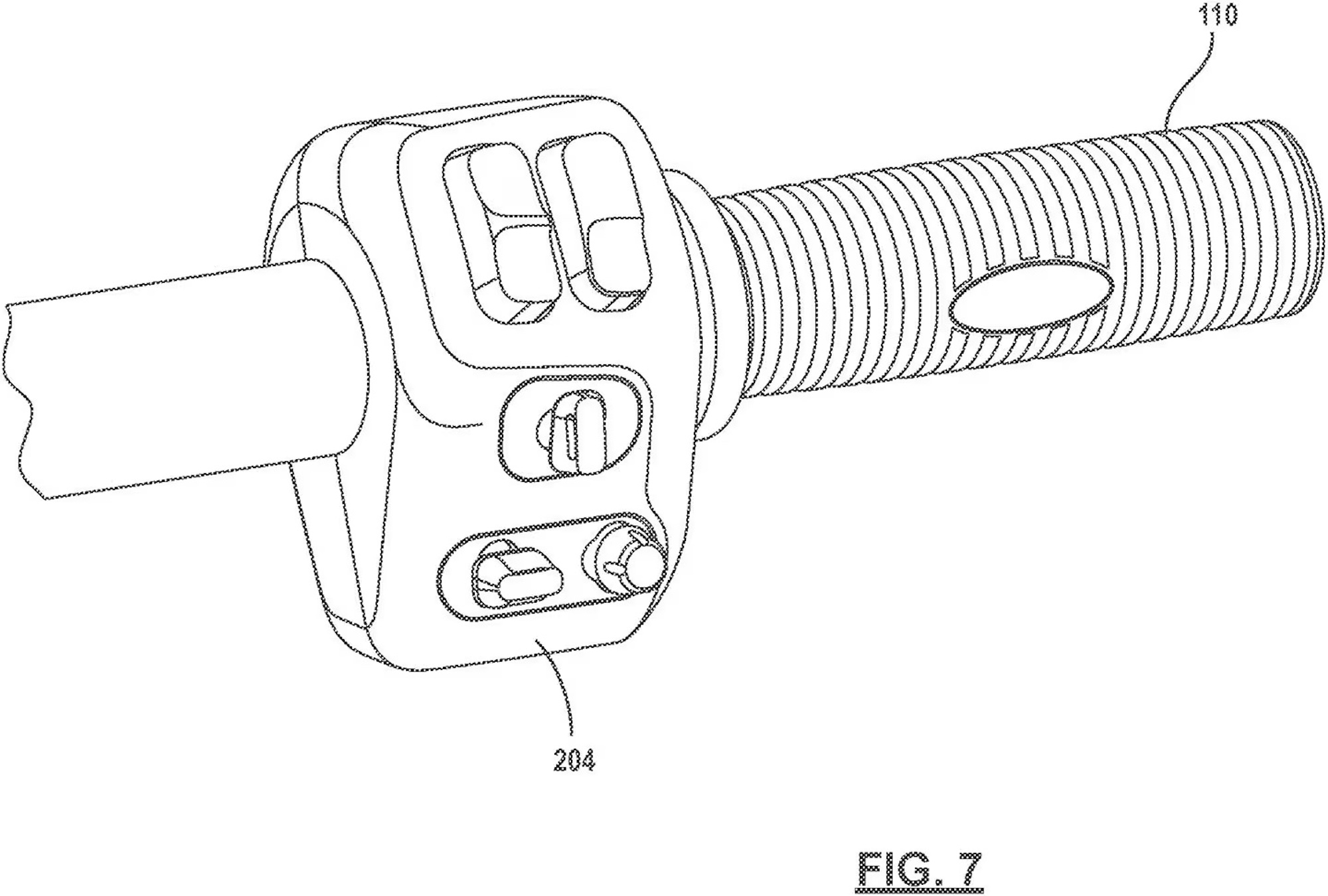 A motorcycle handlebar showing potential for a wireless charging switch cube dash. Media provided by CycleWorld. 