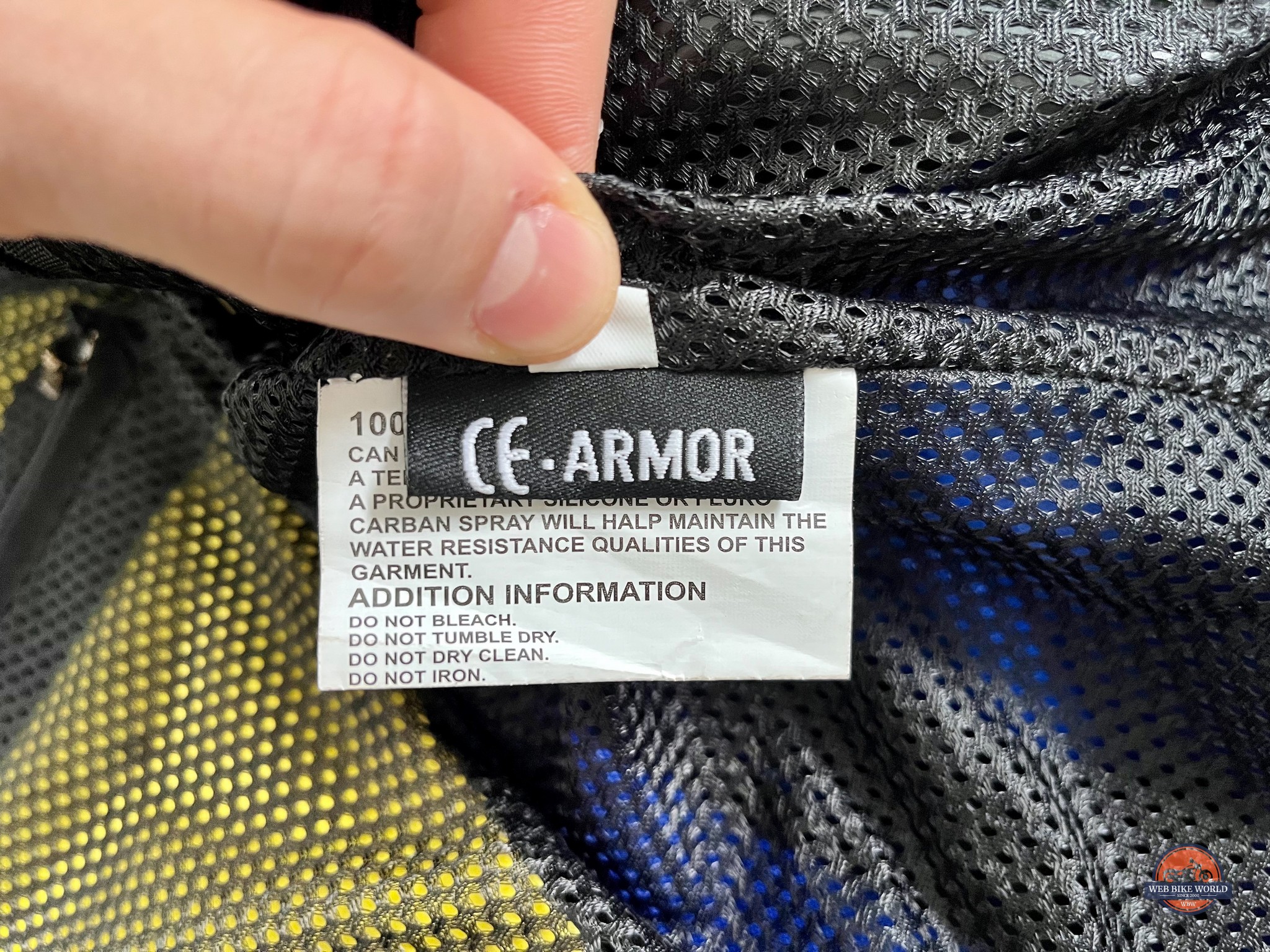 CE armor tag