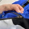 Closeup of the YKK cuff zippers