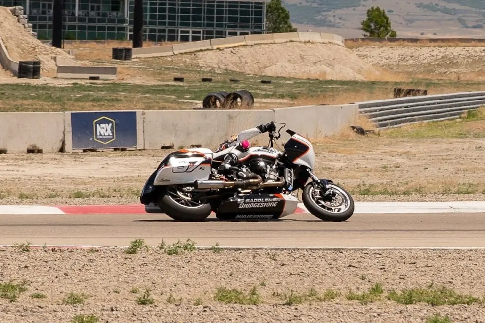 Patricia Fernandez (now Fernandez-West), American motorcycle racer and general circuit talent. Media courtesy of Patricia's team.