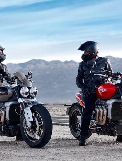 A view of Triumph's Rocket family - the very same with an initiated recall. Media provided by Triumph.