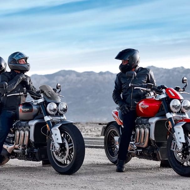 A view of Triumph's Rocket family - the very same with an initiated recall. Media provided by Triumph.