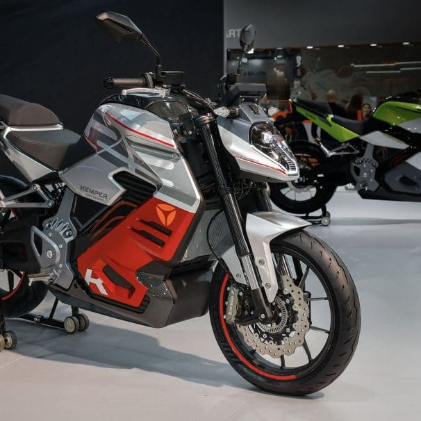 A view of Yadea's Kemper at EICMA 2023. Media provided by Yadea.