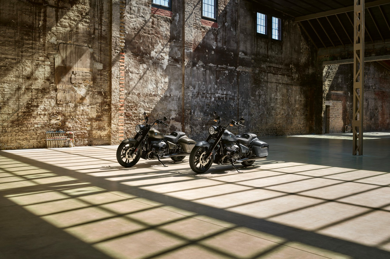 Two 2023 BMW R18 Roctane Baggers