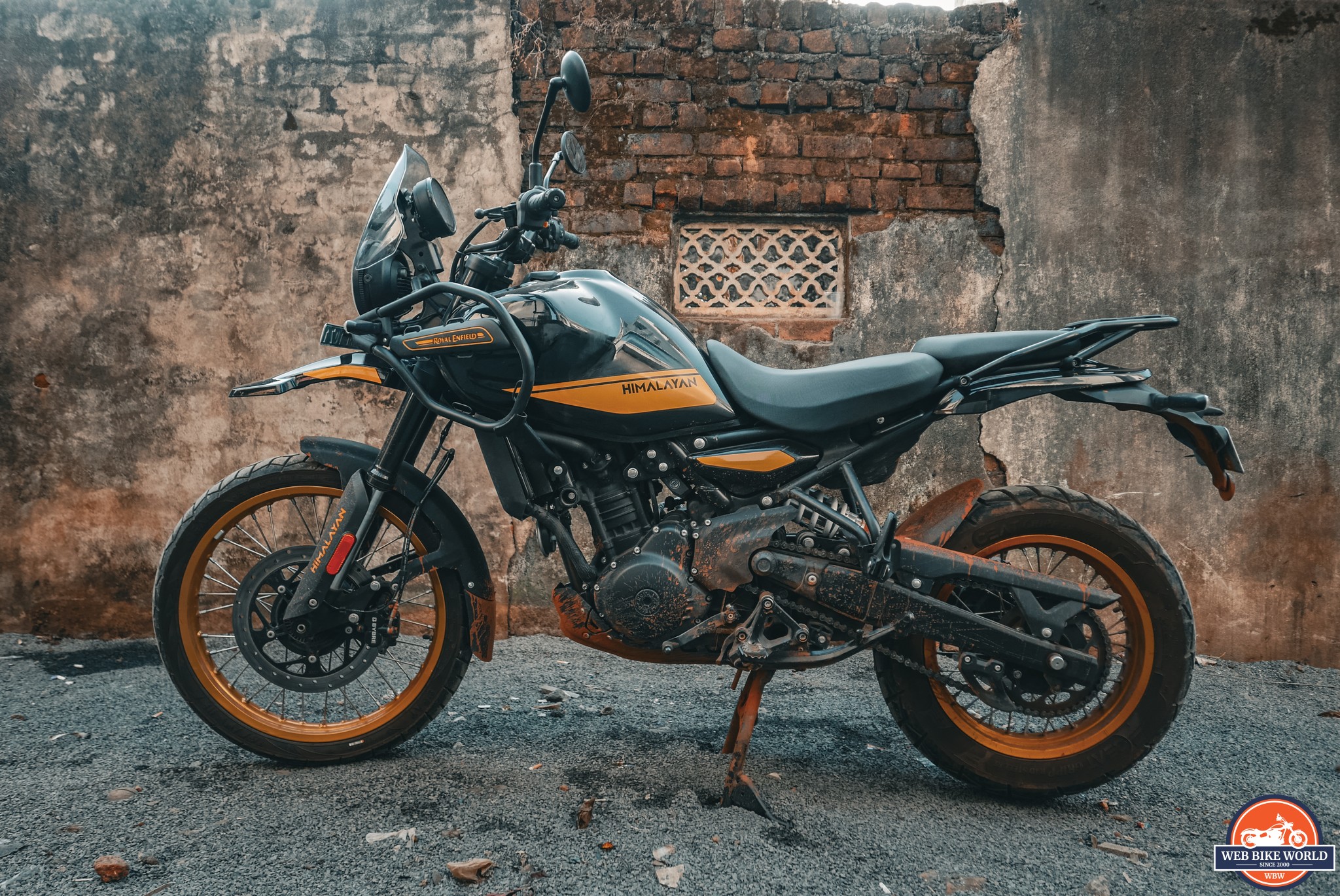 Side view of the 2024 Royal Enfield Himalayan 450