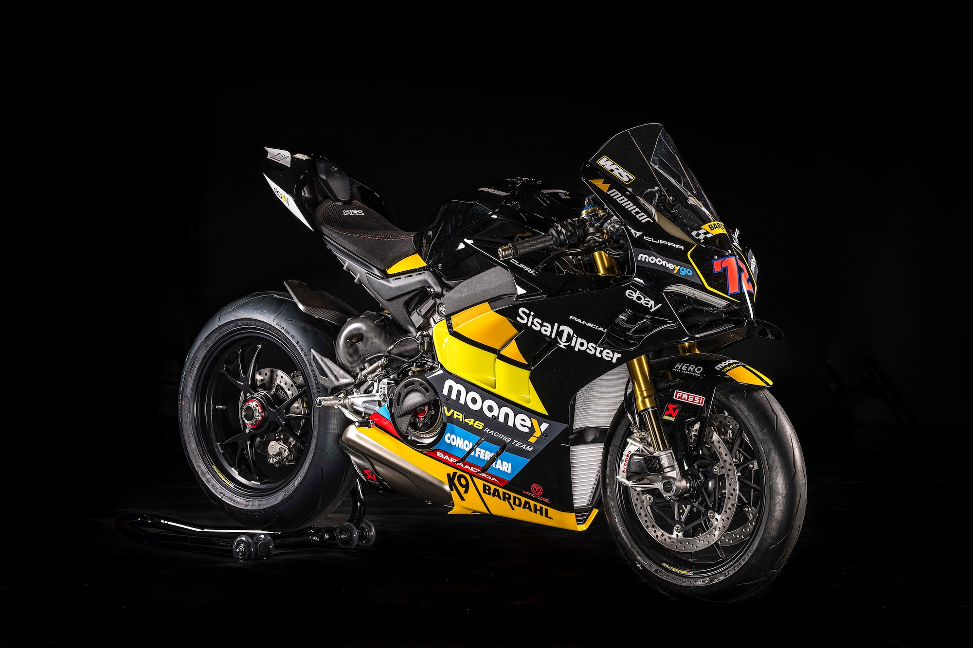 Ducati's Panigale V4 Bezzecchi 2023 Racing Replica motorcycle.
