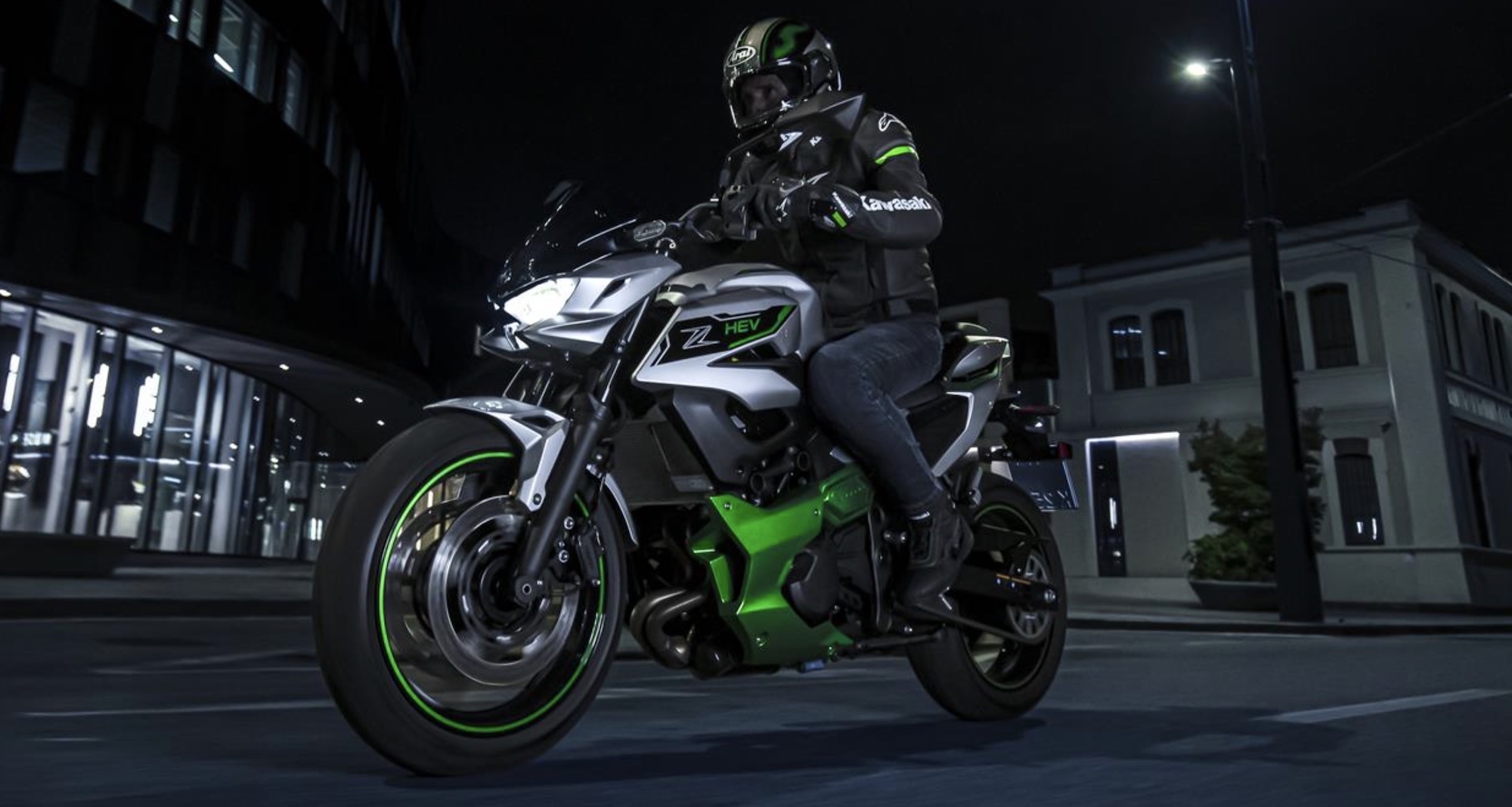 Kawasaki's Z7 Hybrid motorcycle.