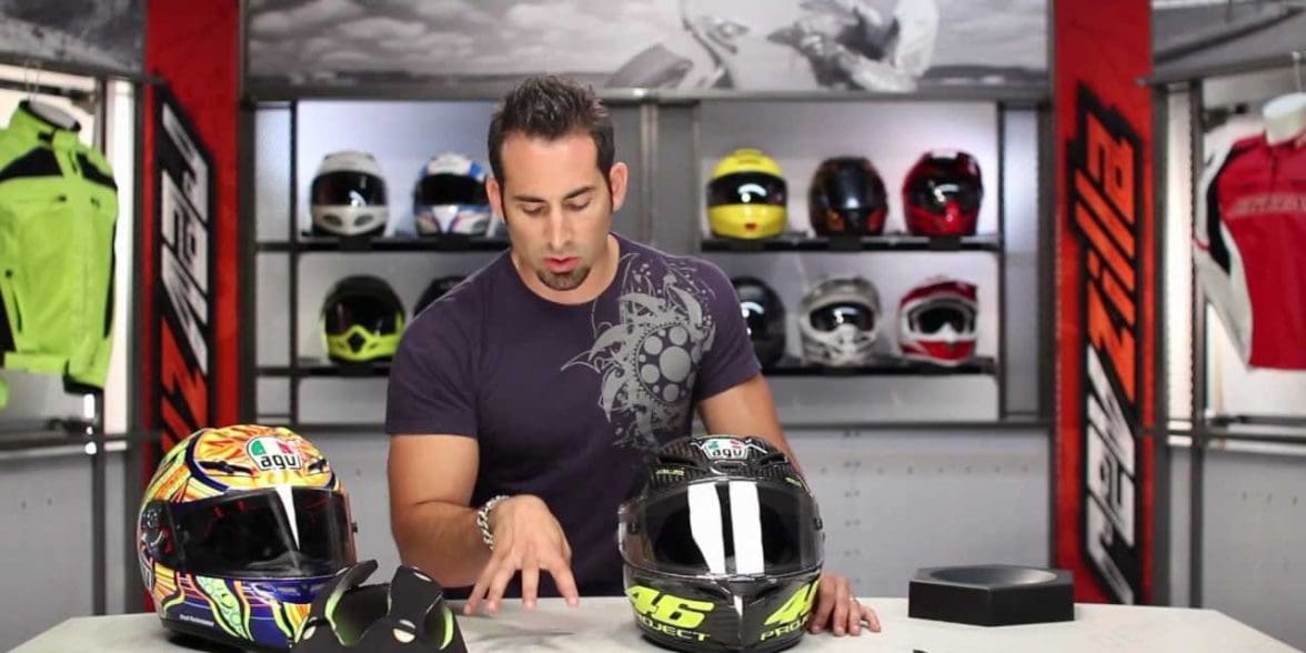 AGV Pista Helmet on sale at RevZilla during webBikeWorld Deal of the Week