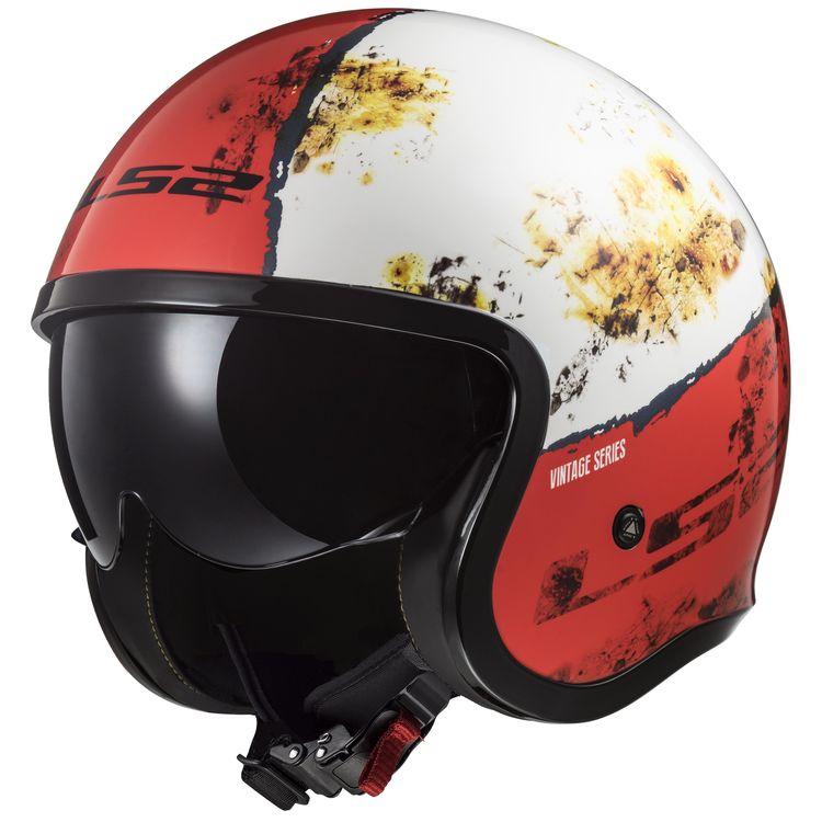 LS2 Spitfire Rust Helmet