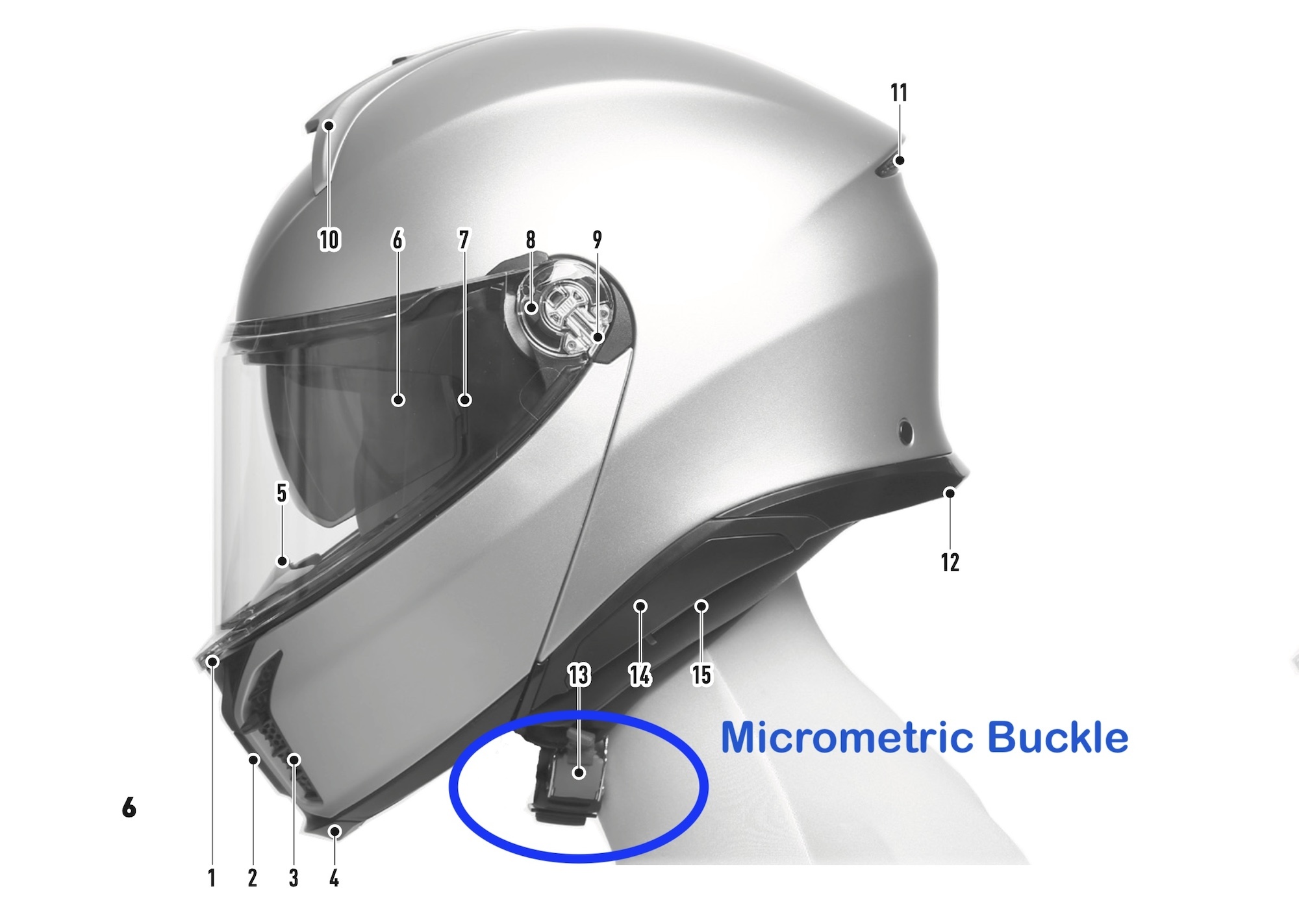A motorcycle helmet sketch.