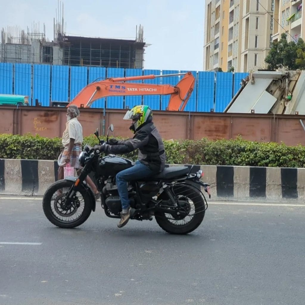 Two motorcycles in test phase.