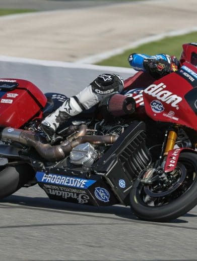 A racer in the King of the Baggers (KOTB) racing series.