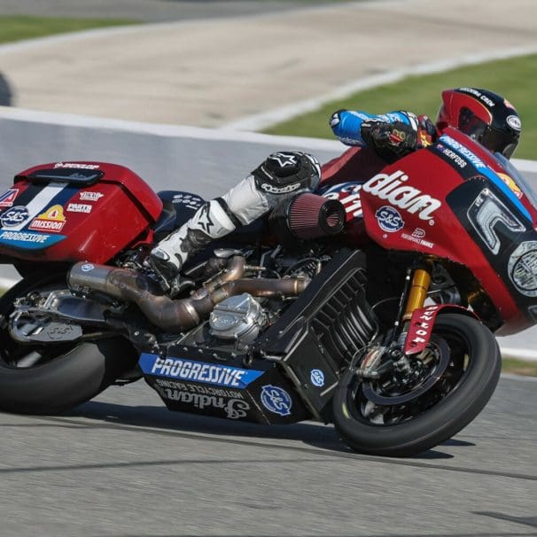 A racer in the King of the Baggers (KOTB) racing series.