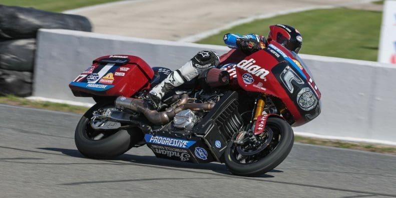 A racer in the King of the Baggers (KOTB) racing series.