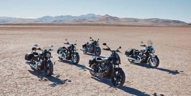 A picture of Indian's Scout Lineup.