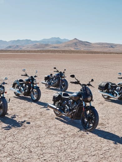 A picture of Indian's Scout Lineup.