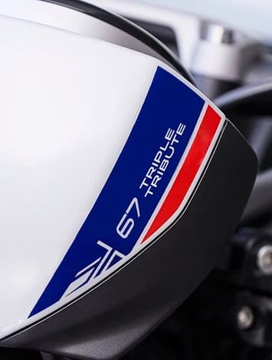 A motorcycle windscreen.