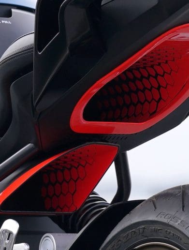 A view of the Zero SR/S donated to create Zero + WMC's new concept.