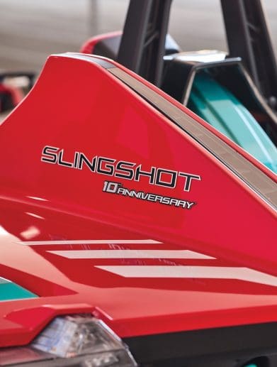 A view of the new Slingshot 10 from Polaris.