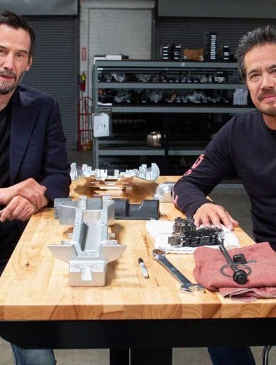 Keanu reeves and gard hollinger.