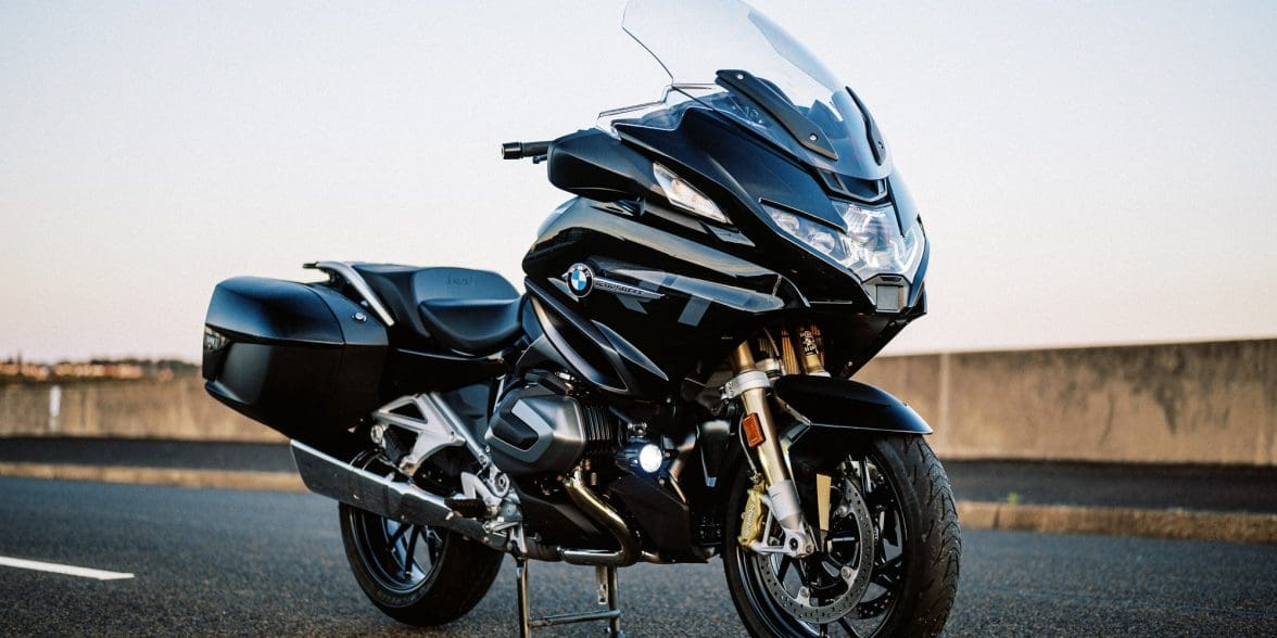 A view of BMW's R 1250 RT. Media sourced from BMW.