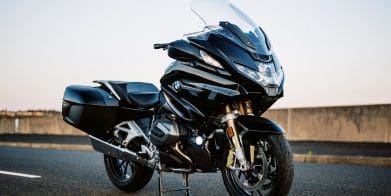 A view of BMW's R 1250 RT. Media sourced from BMW.