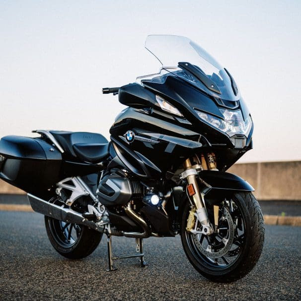 A view of BMW's R 1250 RT. Media sourced from BMW.