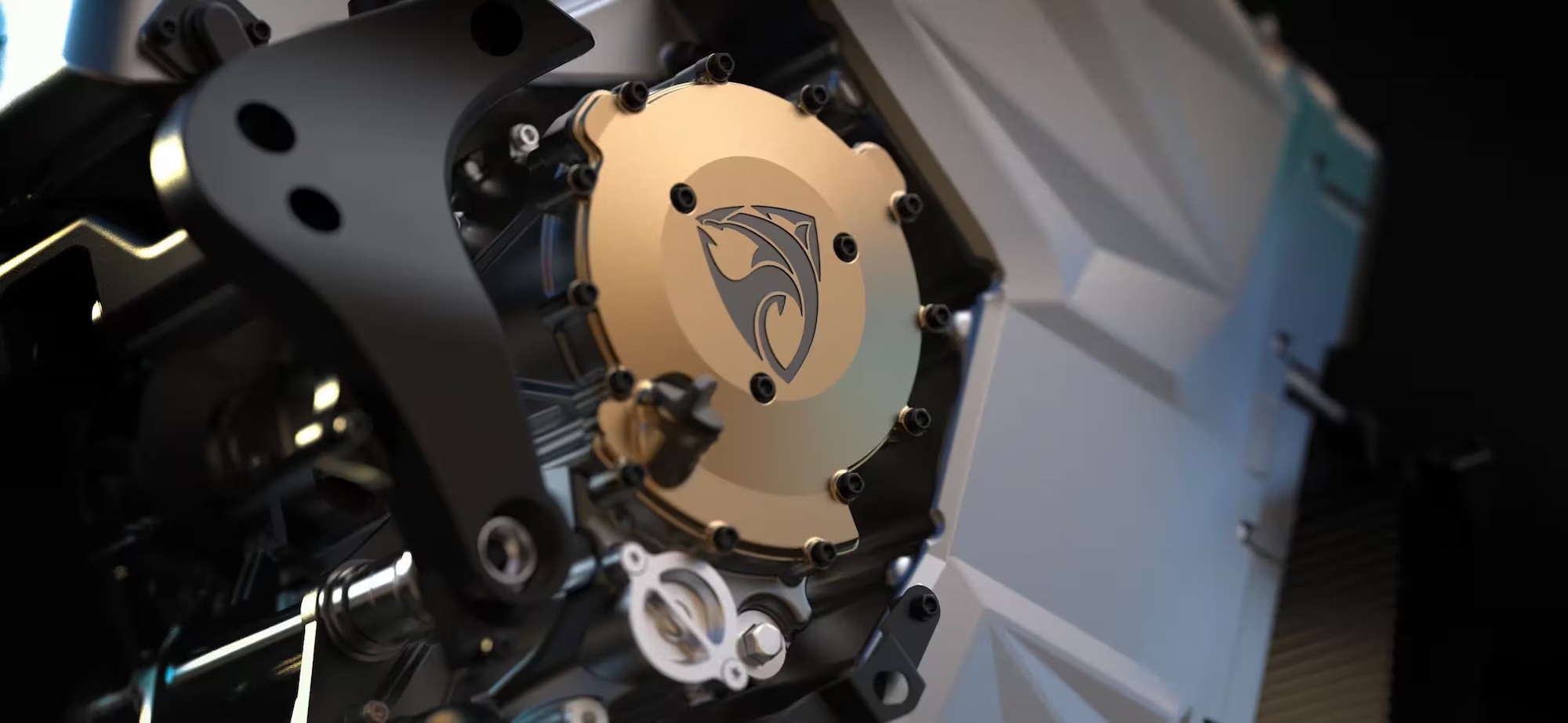A view of Damon's engine.