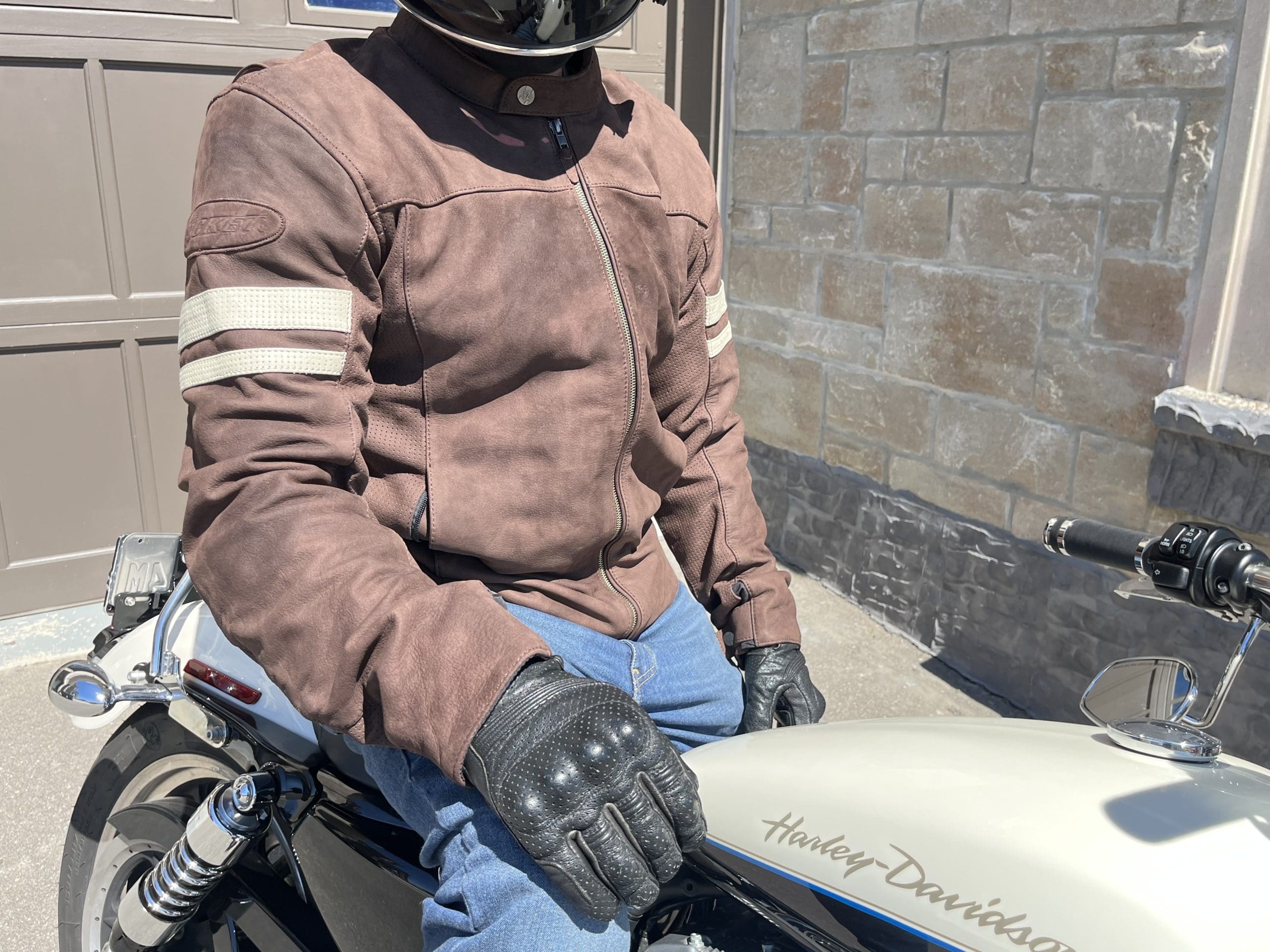 autosport ヴィンテージ キャメル レーシング ラリー ジャケット Joe Rocket Classic 92 Leather Jacket Review - webBikeWorld
