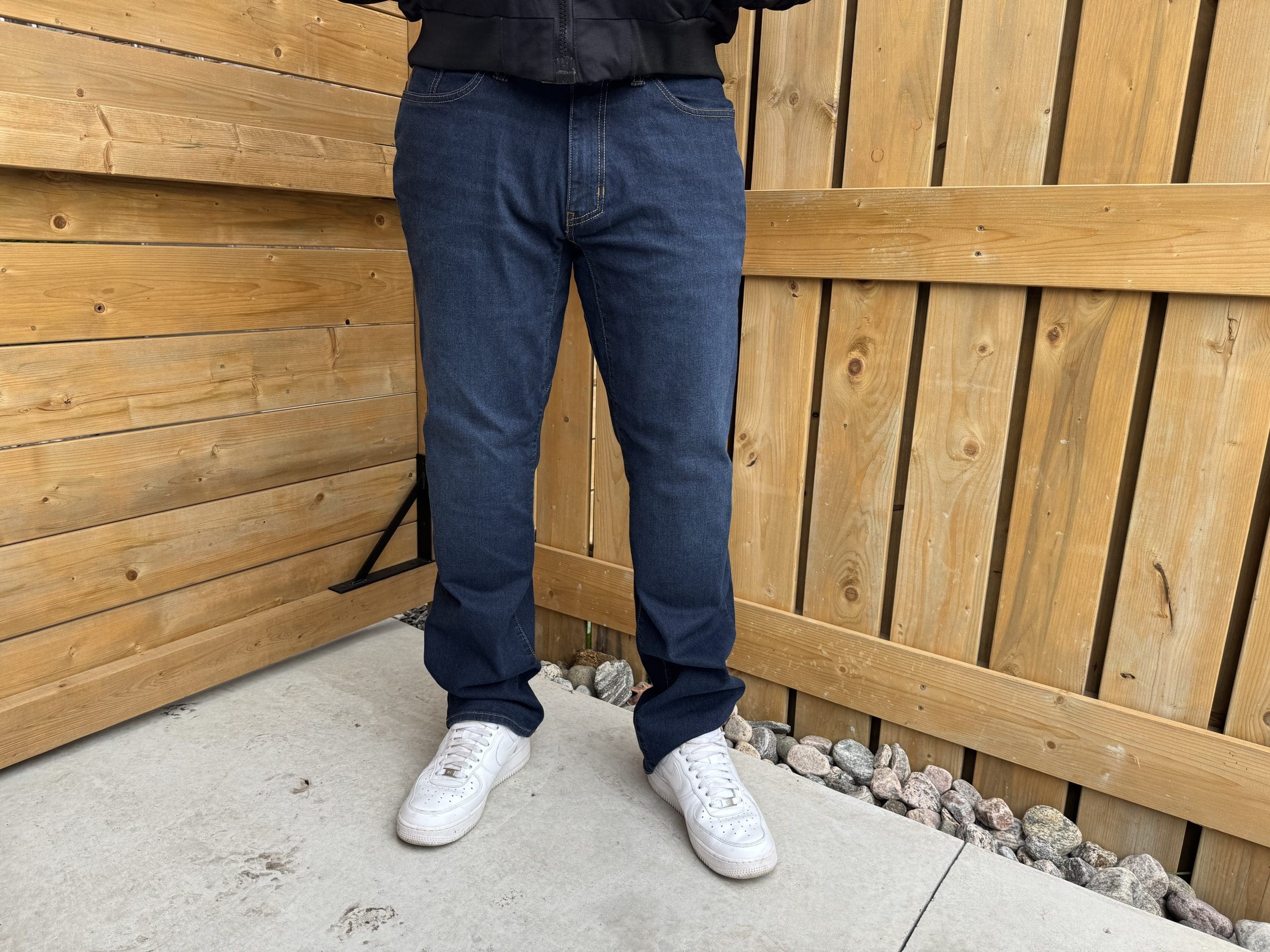 Front view of the Klim K Forty 2 Stretch Denim Jeans