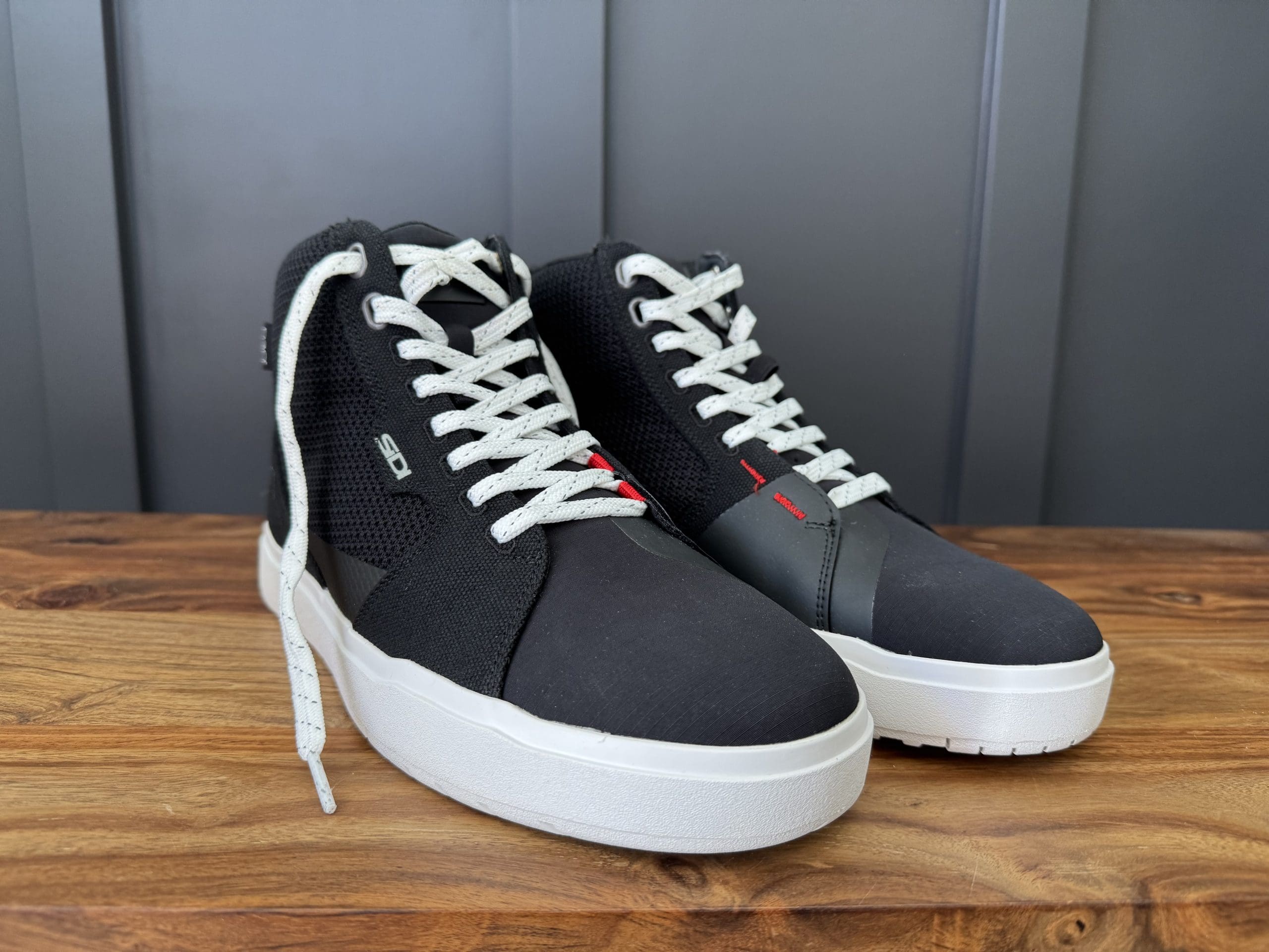Sidi ARX Air Riding Shoes in Black and White