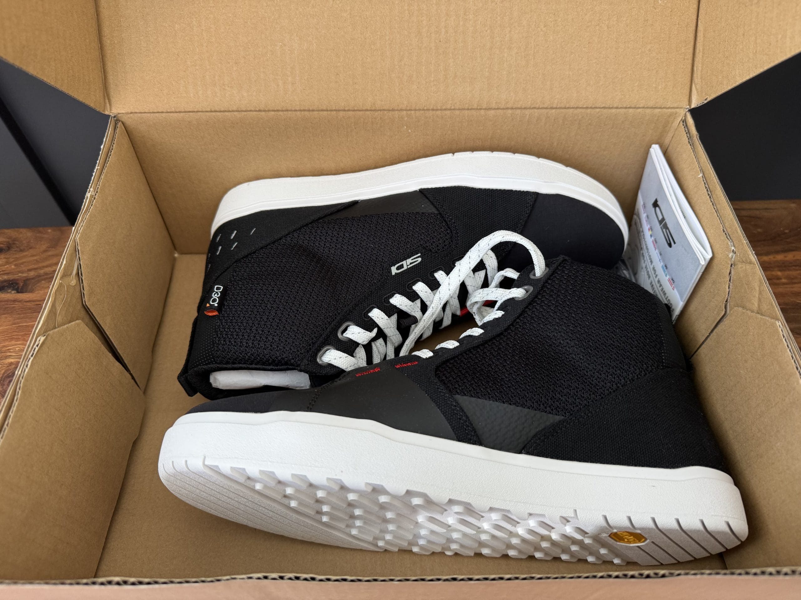 Sidi ARX Air Riding Shoes in the box