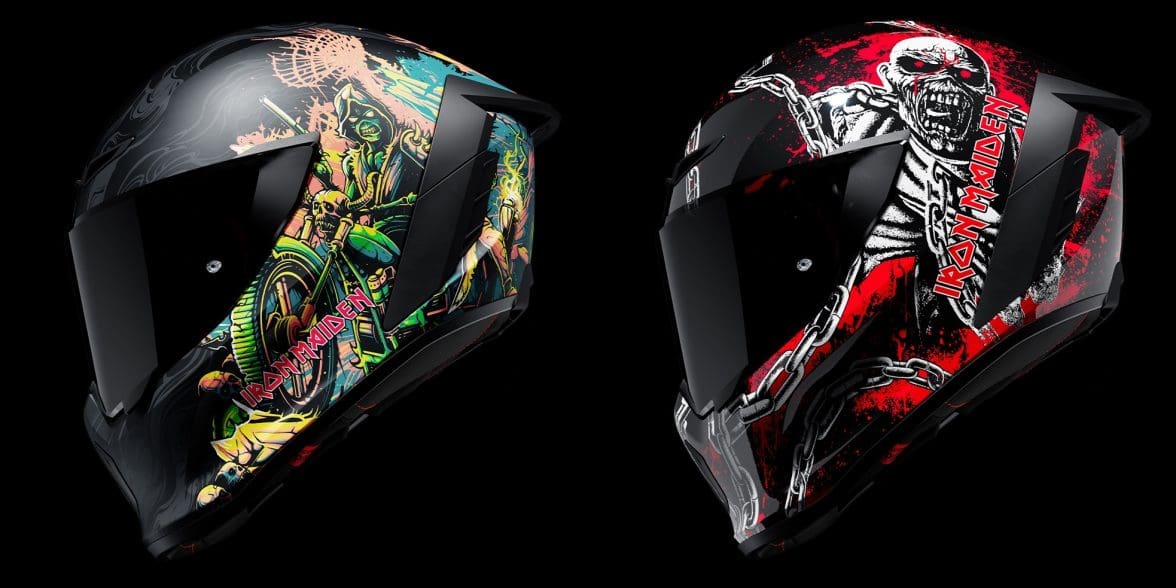 A view of Ruroc's Iron Maiden Collection.