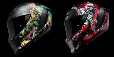 A view of Ruroc's Iron Maiden Collection.