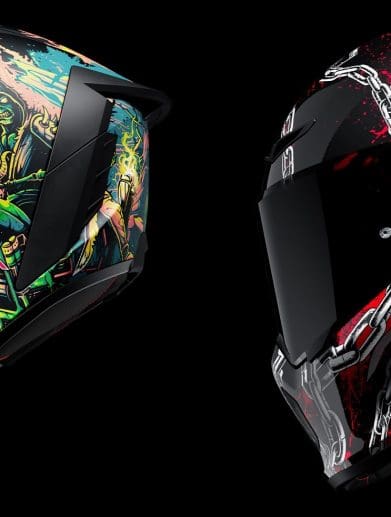 A view of Ruroc's Iron Maiden Collection.