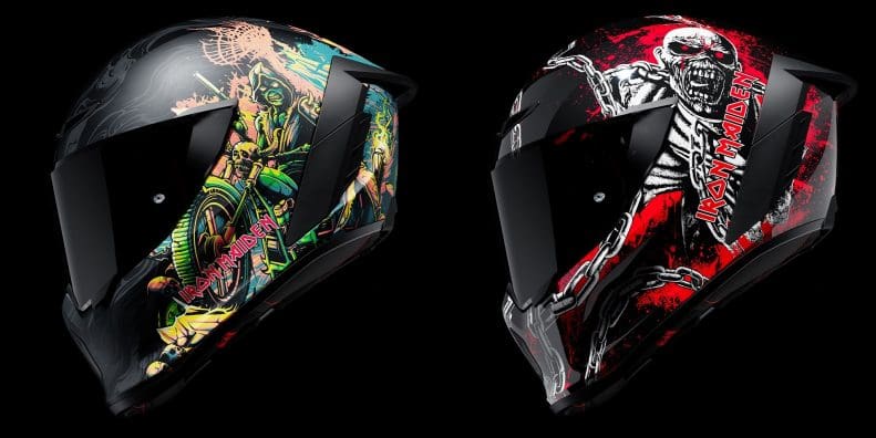 A view of Ruroc's Iron Maiden Collection.