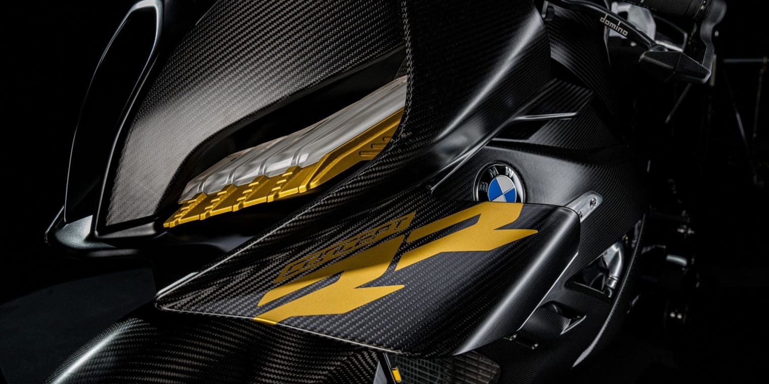 A view of the BMW RR Concept.