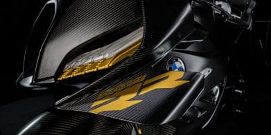 A view of the BMW RR Concept.
