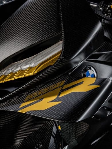 A view of the BMW RR Concept.