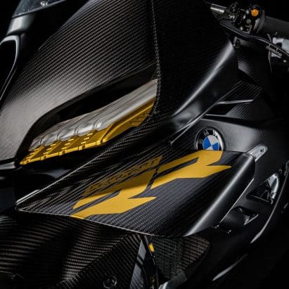 A view of the BMW RR Concept.