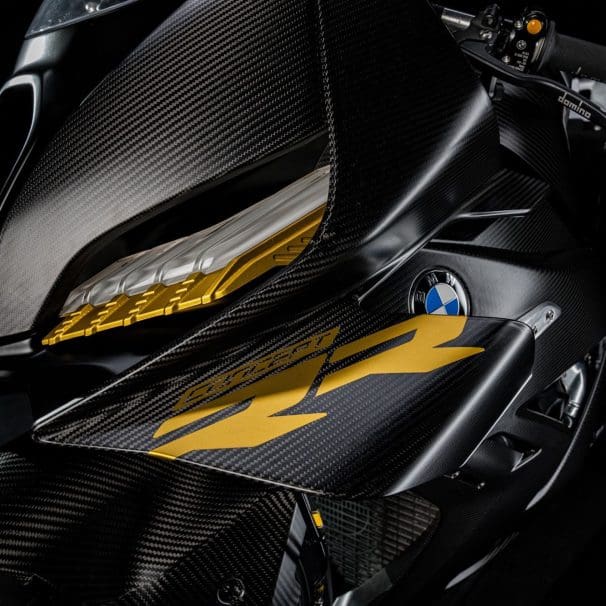 A view of the BMW RR Concept.
