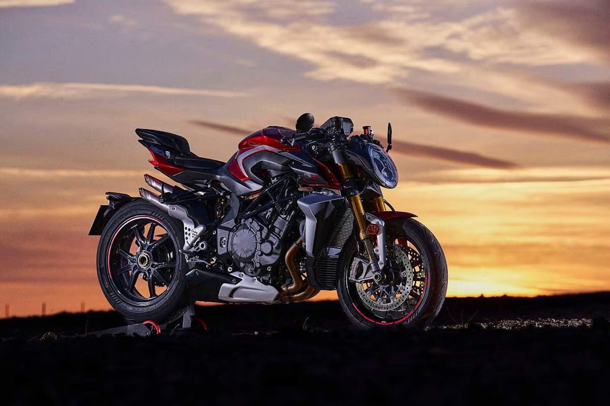 A view of MV Agusta's Brutale. 